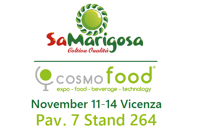 Sa Marigosa at Cosmofood Vicenza – November 11-14 Pav. 7 Stand 264