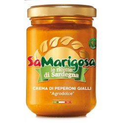 Crema di Peperoni Gialli Agrodolce Vaso 130 g