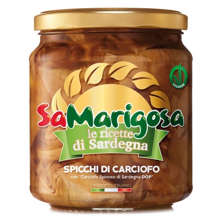 Spicchi di Carciofo con "Carciofo Spinoso di Sardegna DOP" Vaso 280 g