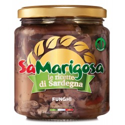 Preserved mushrooms in oil 280 g. Jar