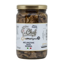 Preserved aubergines in oil. 1450 g. Jar