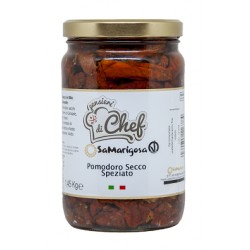 Spicy dried tomatoes 1600 g. Jar
