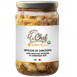 Spicchi di Carciofo con "Carciofo Spinoso di Sardegna DOP" in olio di semi Vaso 1450 g