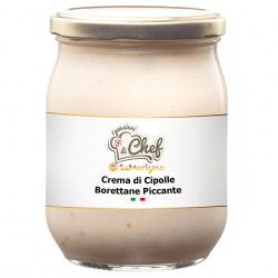 Spicy Borettana cipollini spread. 500 g. Jar