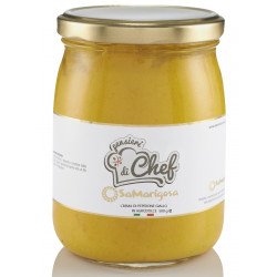 Bittersweet yellow pepper spread. 500 g. Jar