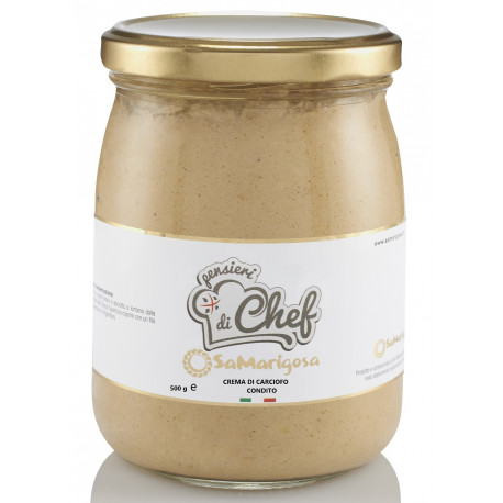 Crema di Carciofo “Aglio, Prezzemolo, Pepe Nero" Vaso 500 g