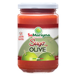 Ready tomato sauce with green olives 300 jar