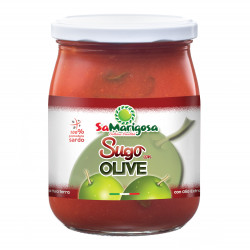 Ready tomato sauce with green olives 300 jar