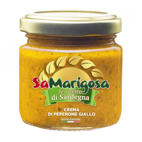 Bitter sweet yellow pepper spread 90 g  jar