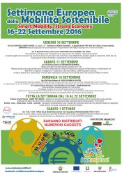 Settimana Europea della Mobilità Sostenibile 16-22 Settembre 2016