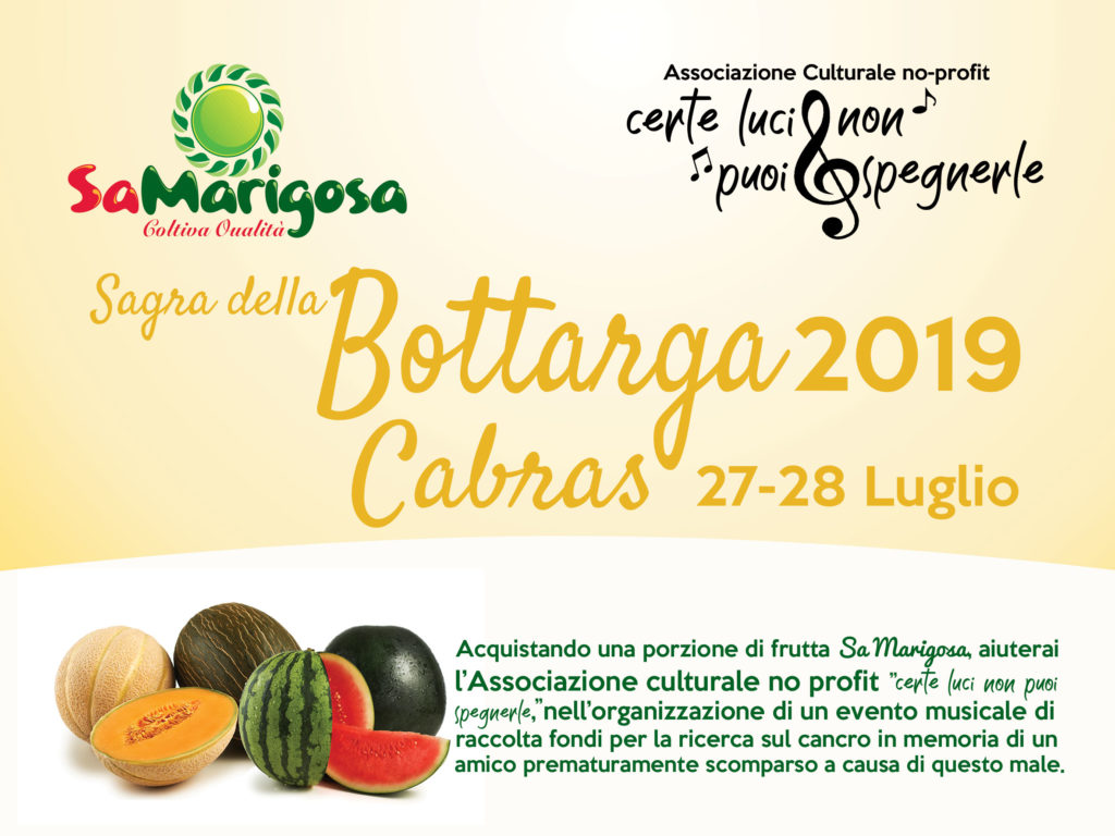 SAGRA DELLA BOTTARGA 27-28 LUGLIO 2019